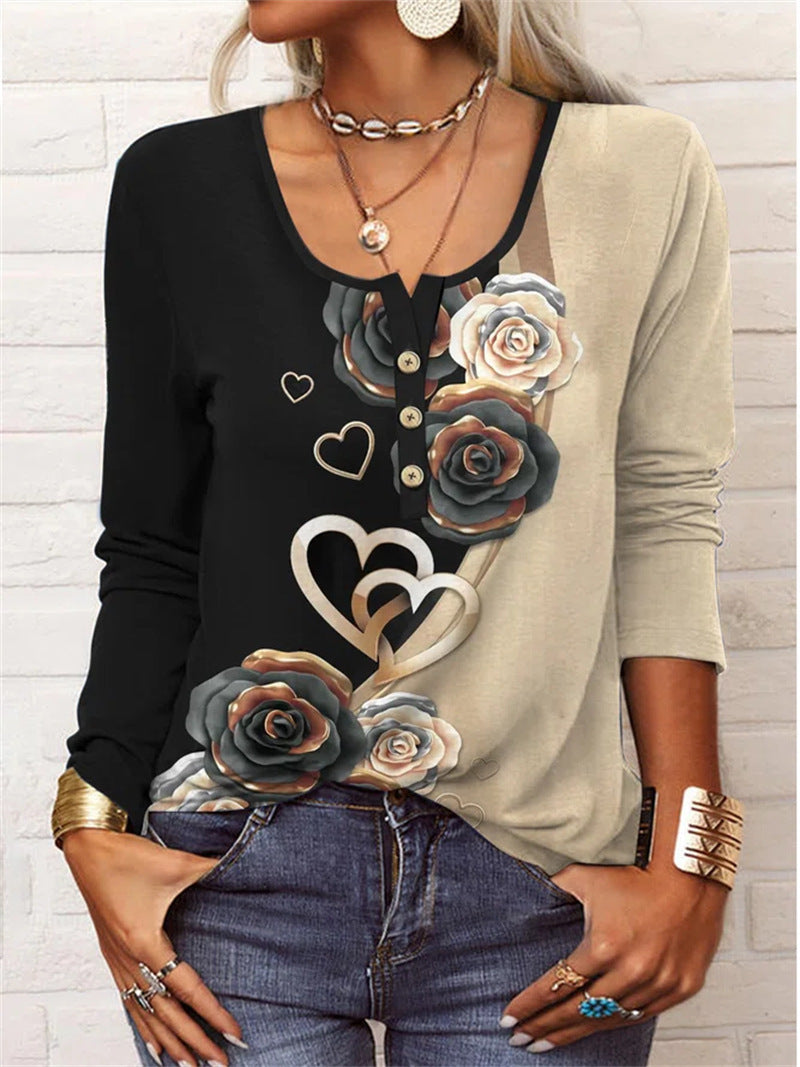 Florésia - Le T-shirt Chic et Confortable