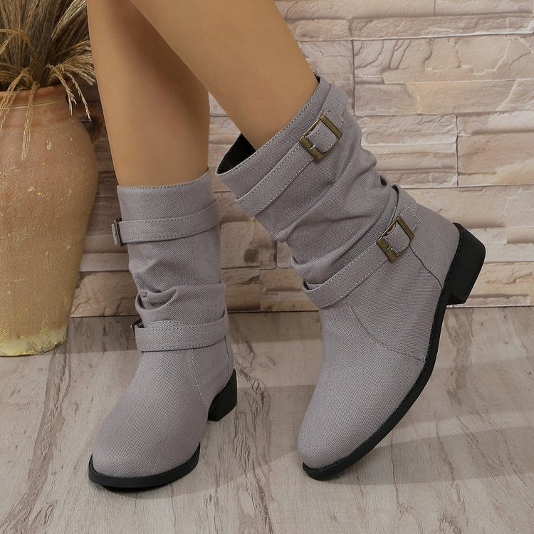 Deniméa – Bottes en Cuir et Jean Élégantes