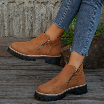 Élanzia – Bottines Suède Automne/Hiver Élégantes