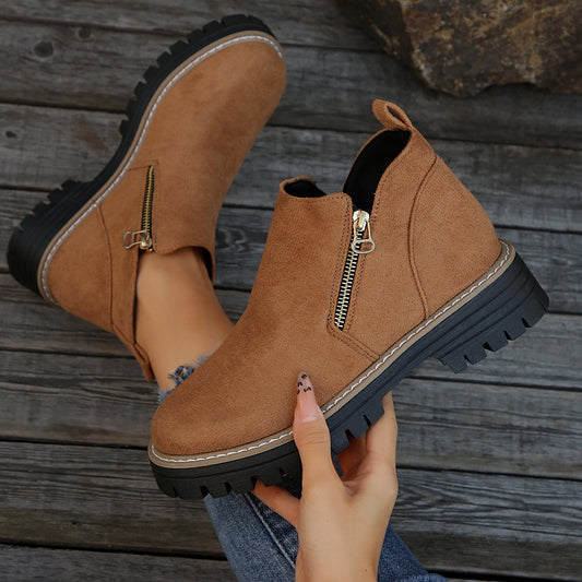 Élanzia – Bottines Suède Automne/Hiver Élégantes