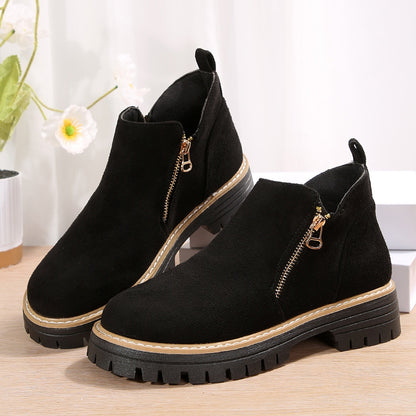 Élanzia – Bottines Suède Automne/Hiver Élégantes