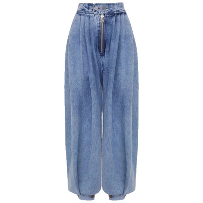 Élancia – Pantalon Denim Taille Haute Élégant